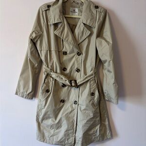 Women's Beige Trench/Rain Coat